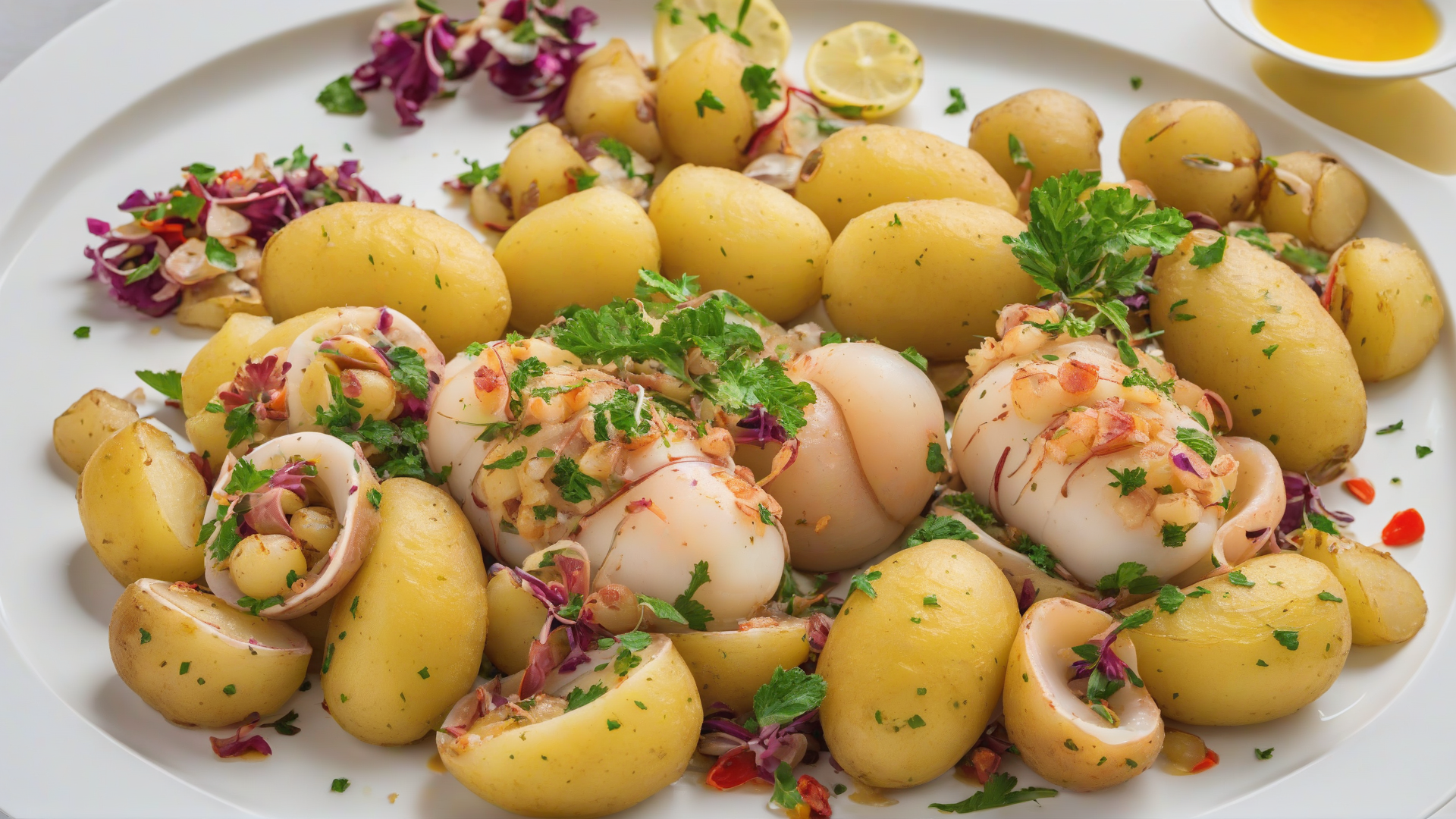 calamari con patate